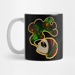 Rasta hat grey alian Mug